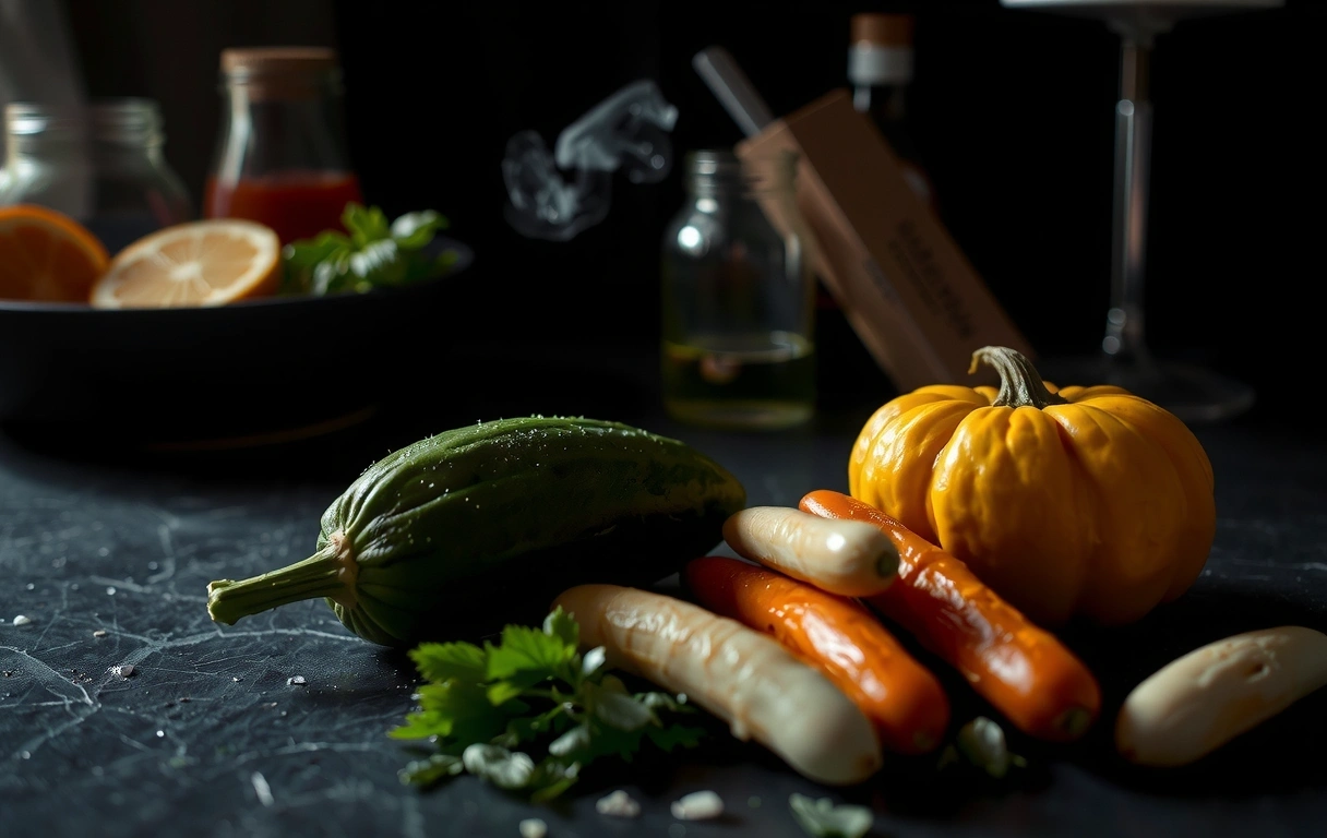 Atmospherische Küchenszene