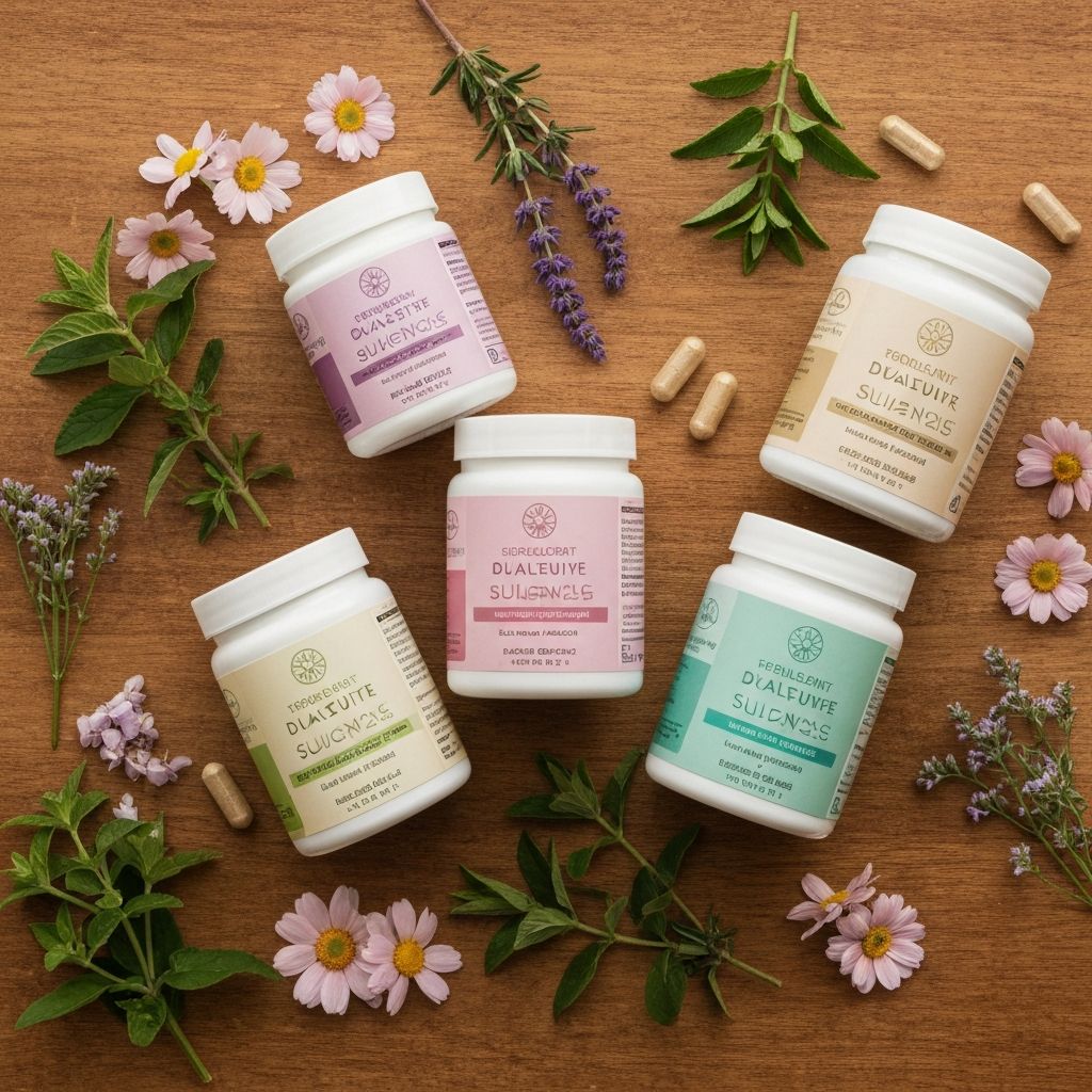 Växtbaserade tillskott och naturliga lösningar